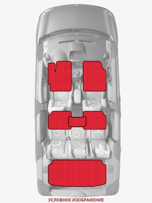 ЭВА коврики «Queen Lux» комплект для Jeep Patriot